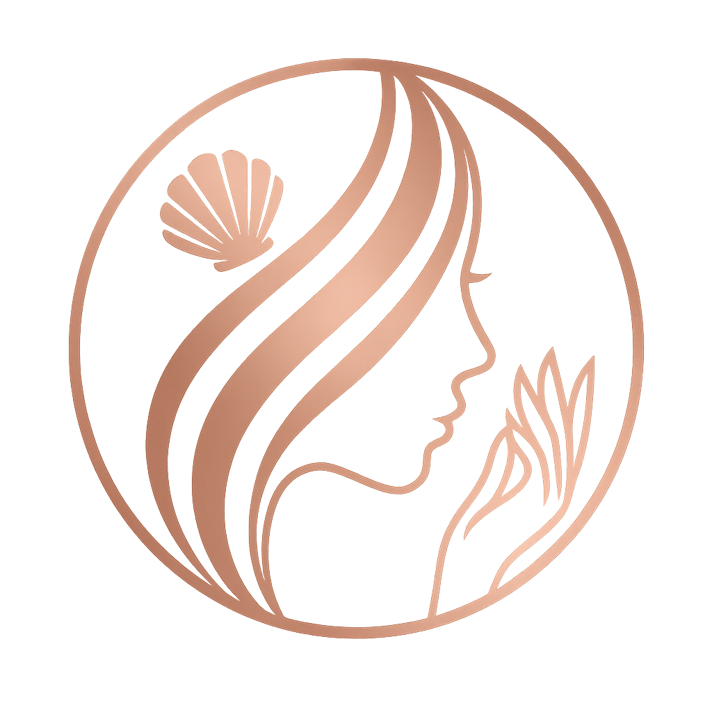 Logo Esencia Belleza, salón de cabello y uñas en Playas de Tijuan