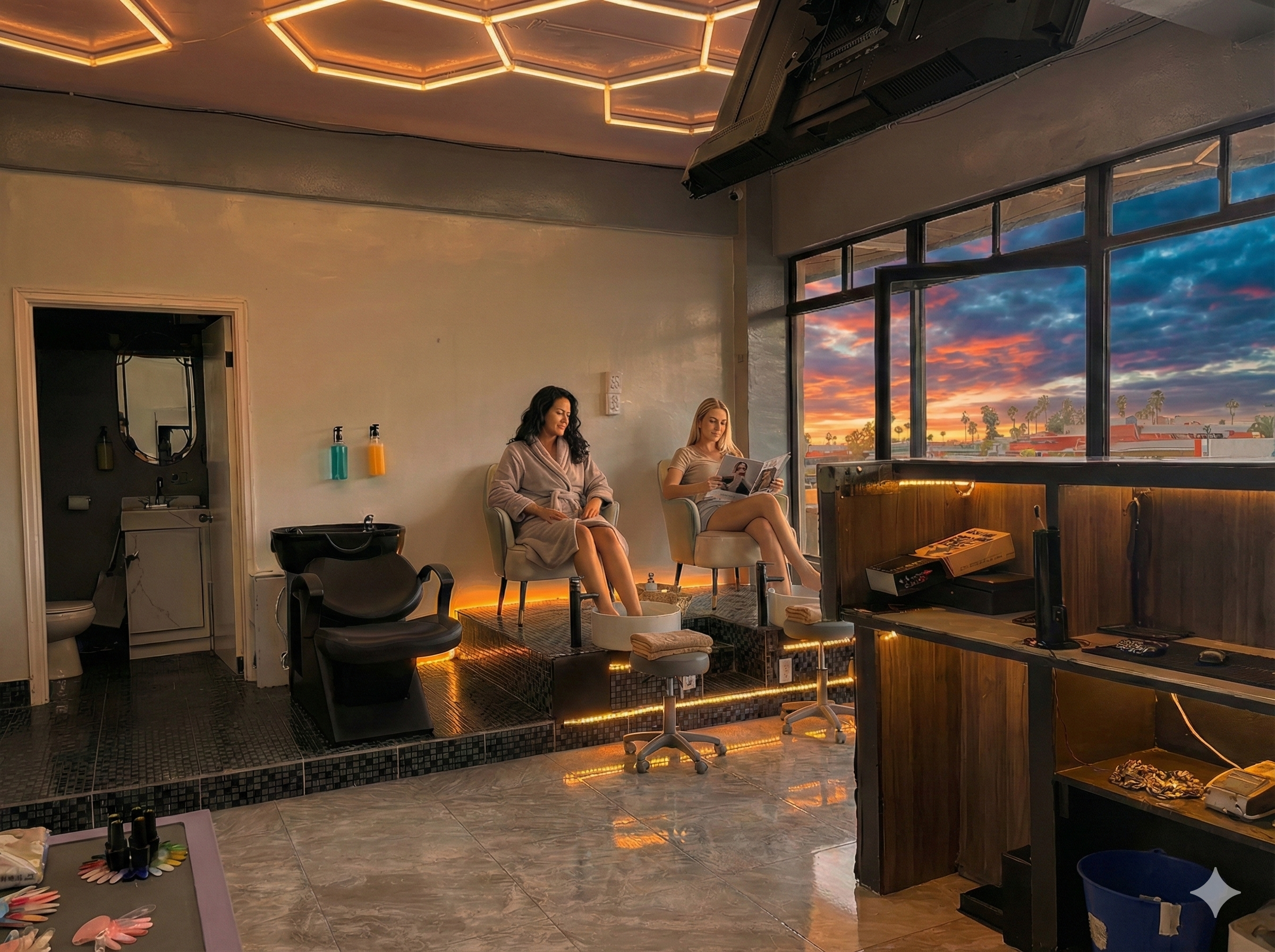 Pedicura en Playas Salon Esencia Belleza